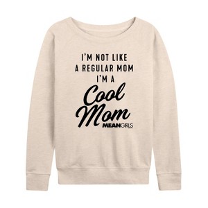 Women's - Mean Girls - Have A Fetch Christmas Lightweight French Terry Wide Neck Long Sleeve Shirt - 1 of 4