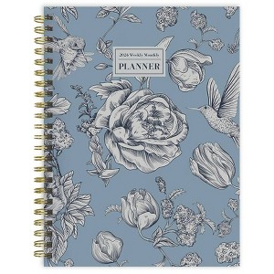 TF Publishing 8"x6.5" 2026 Garden Roses Medium Weekly Monthly Planner - 1 of 4