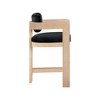 Meridian Furniture,Sacha Black Velvet Stool - 4 of 4