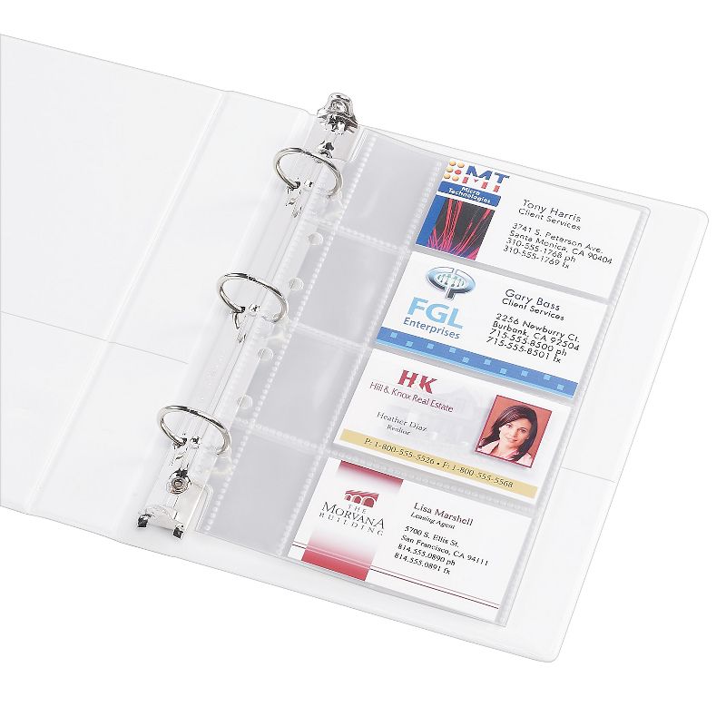 Avery Business Card Pages 7HP 5-1/2"x8-1/2" 8 Slot/Pg 5/PK CL 76025, 3 of 7