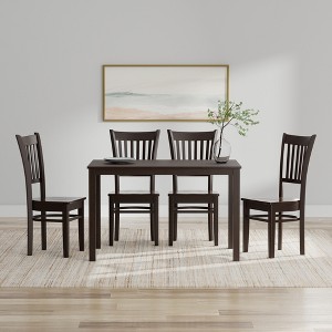 Glenwillow Home 48" Wood Dining Table + Spindle Back Dining Chairs Dining Set (3-Piece or 5-Piece Set) - 1 of 4