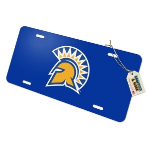 San Jose State University Primary Logo Novelty Metal Vanity Tag License Plate - 1 of 4