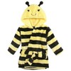 Hudson Baby Unisex Baby Plush Bathrobe and Toy Set, Bee, One Size - 4 of 4