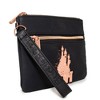 Disney Wallet, Double Pocket Wristlet, Snow White Script Debossed, Castle Emblem Rose Gold, Black, Vegan Leather - 2 of 4