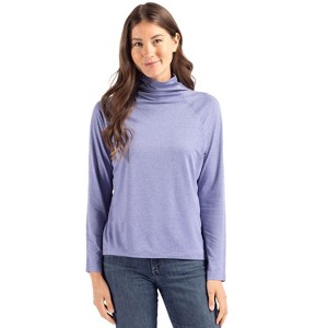 Cutter & Buck Coastline Epic Comfort Recycled Womens Funnel Neck - 1 of 2