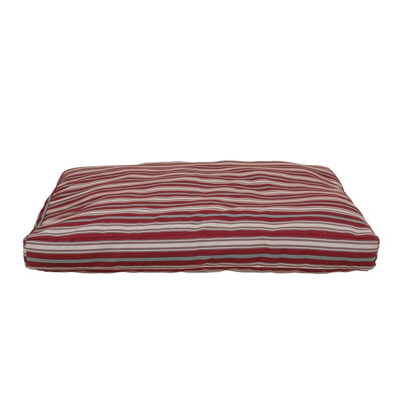 Carolina Pet Company Striped Faux Gusset Jamison Dog Bed - Red, 2 of 4