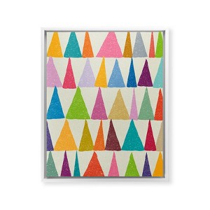 Nick Nelson Analogous Shapes In Bloom Framed Art Canvas - Society6 - 1 of 4