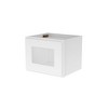 HOMLUX Easy-DIY Royal White Plywood Ready to Assemble Wall Kitchen Cabinet Glass NOT included - 3 of 4