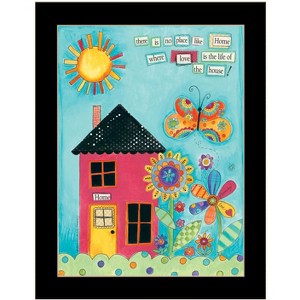 "No Place Like Home" by Bernadette Deming, Ready to Hang Framed Print, Black Frame - 1 of 1