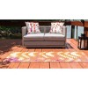 Unique Loom    Outdoor Modern Aztec Area Rug - 3 of 4