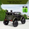 12V Electric Ride-On Truck for Kids - Remote Control Car with Spring Suspension, LED Lights, Music & 3 Speeds | Best Gift for Kids - 4 of 4