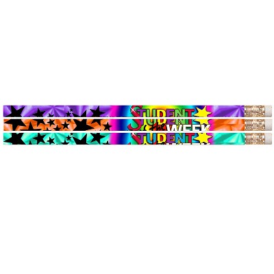 Musgrave Pencil Company Student of The Week Motivational Pencils, 12 Per Pack, 12 Packs
