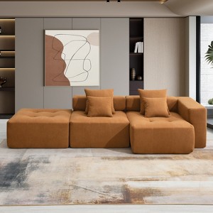 YOOCOZZ   Fully Compressed 105.5" L-Shaped Sectional Sofa - 1 of 4