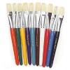 Creativity Street® Beginner Paint Brushes, Flat Stubby Brushes, 10 Assorted Colors, 7.5" Long, 10 Per Pack, 3 Packs - 2 of 3