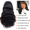 Jessie's Wig 18-38 Inch Body Wave Wig With Bangs Natural Black 1 Pc/Pack - 2 of 4