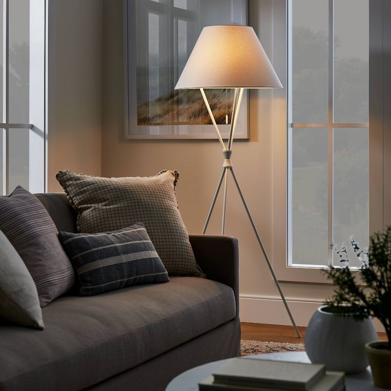 Tripod Floor Lamp White - Threshold&#8482; designed with Studio McGee, 3 of 7
