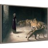 Amanti Art Daniel in the Lions Den Framed Canvas Wall Art - 3 of 4