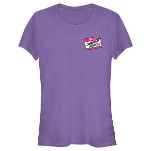Juniors Womens Fortnite Cuddle Name Tag T-Shirt - 1 of 4