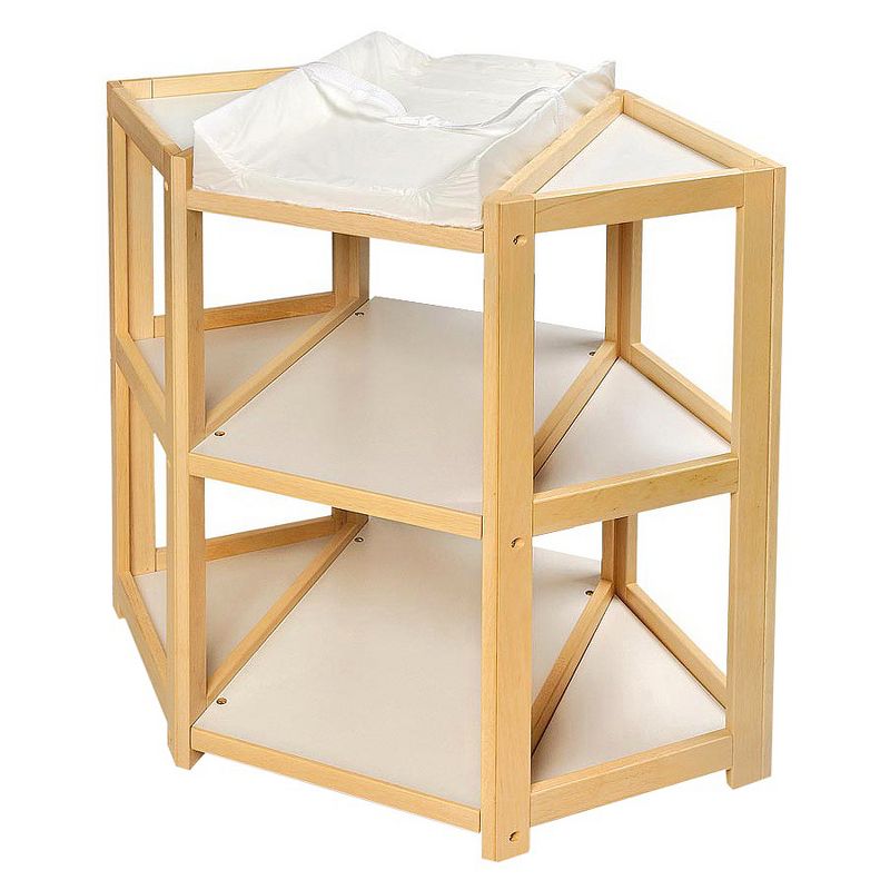 Natural Diaper Corner Baby Changing Table, 3 of 4