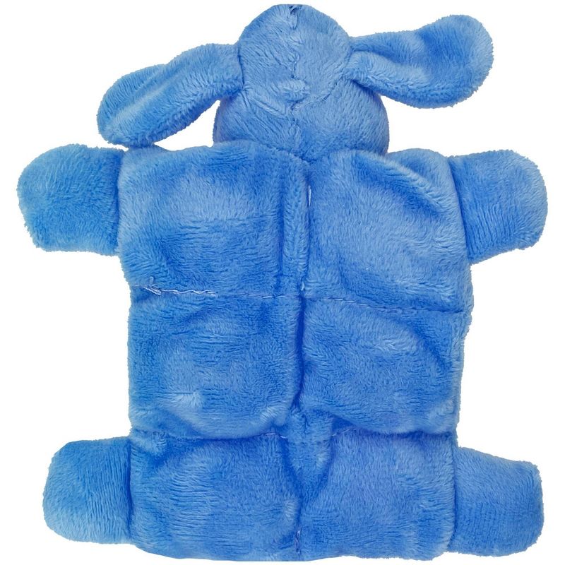 Multipet Mini Loofa Squeaker Mat Dog Toy - Blue - 6&#34;, 4 of 5