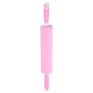 Unique Bargains Silicone Non-Stick Adjustable Pizza Smooth Mini Rolling Pin - 1 of 4