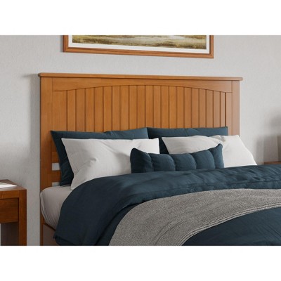 AFI Furnishings Nantucket Queen Solid Wood Panel Headboard in Light Toffee