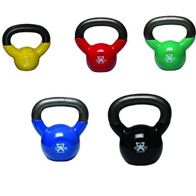 Cando W67019 Kettlebell Per Riabilitazione E Fitness, 3.4 Kg, Colore Rosso - 2
