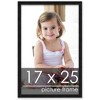 PosterPalooza | Simple Black Picture Frame - UV Acrylic, Foam Board Backing, Hanging Hardware - 2 of 4