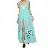 Women's Embroidered Lace Button Long Vest - POL - 4 of 4