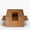 Gaoyangjiaju 51.1 Inch Wooden Coffee Table with LED Lights and Storage - 3 of 4