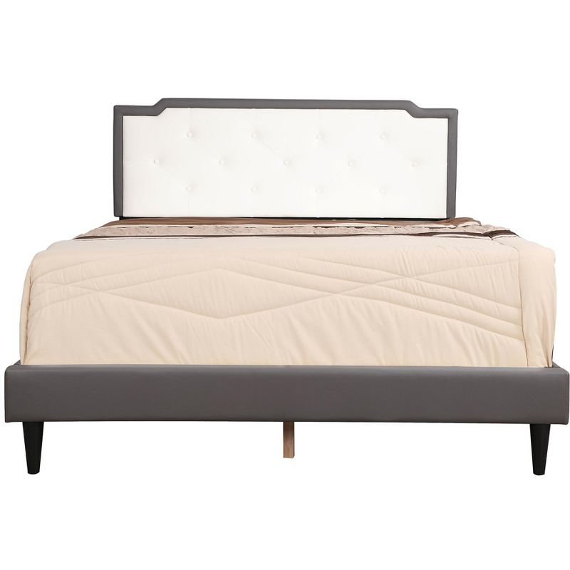Passion Furniture Deb Tufted Queen Panel Bed, 2 of 8