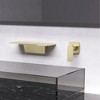 ChicFurnit Bathroom Sink Faucet Single Handle Waterfall Spout for Effortless Control, Gold, 16.42"*11.65"*5.67" - 2 of 4