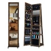 Maliang 360° Swivel Jewelry Cabinet with Mirror - 2 of 4