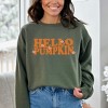 Simply Sage Market Women's Graphic Sweatshirt Hello Pumpkin Flowers - 2 of 4