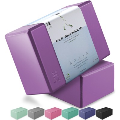 Node Fitness Yoga Block (Set of 2) - 4" Thick Brick