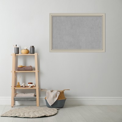 Romano Silver Framed Magnetic Board with Steel Surface