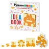 PICASSO-TILES 25 PC Mix & Match, Animal, Yellow, Orange Theme Magnetic Building Puzzle Cubes Set for Kids Ages 3+ - 4 of 4