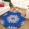 COZONY Christmas Snowflake Area Rug, Washable Non-Slip Accent Rug for Entryway, Front Door, Bedroom, Living Room & Indoor Holiday Decor - 2 of 4