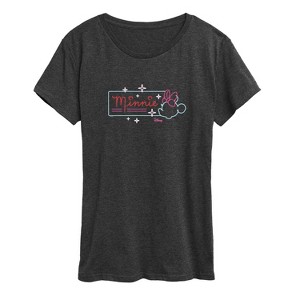 Women's - Disney - Minnie Mouse Short Sleeve Graphic T-Shirt - 1 of 4