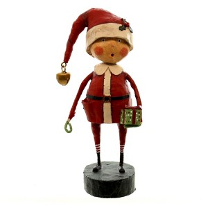 Lori Mitchell 6.25 In Playing Santa Christmas Presents Figurines - 1 of 3