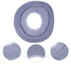 Unique Bargains Stretchable Thicker Toilet Seat Cover Pad Lid Bathroom Warmer Soft Washable Reusable - 3 of 4