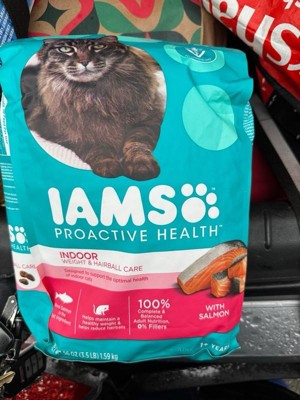 Iams Proactive Health Indoor Weight And Hairball Care Salmon Adult