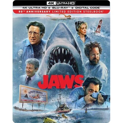Jaws (50th Anniversary Limited Edition) (Steelbook) (Steelbook) (4K/UHD)(1975)