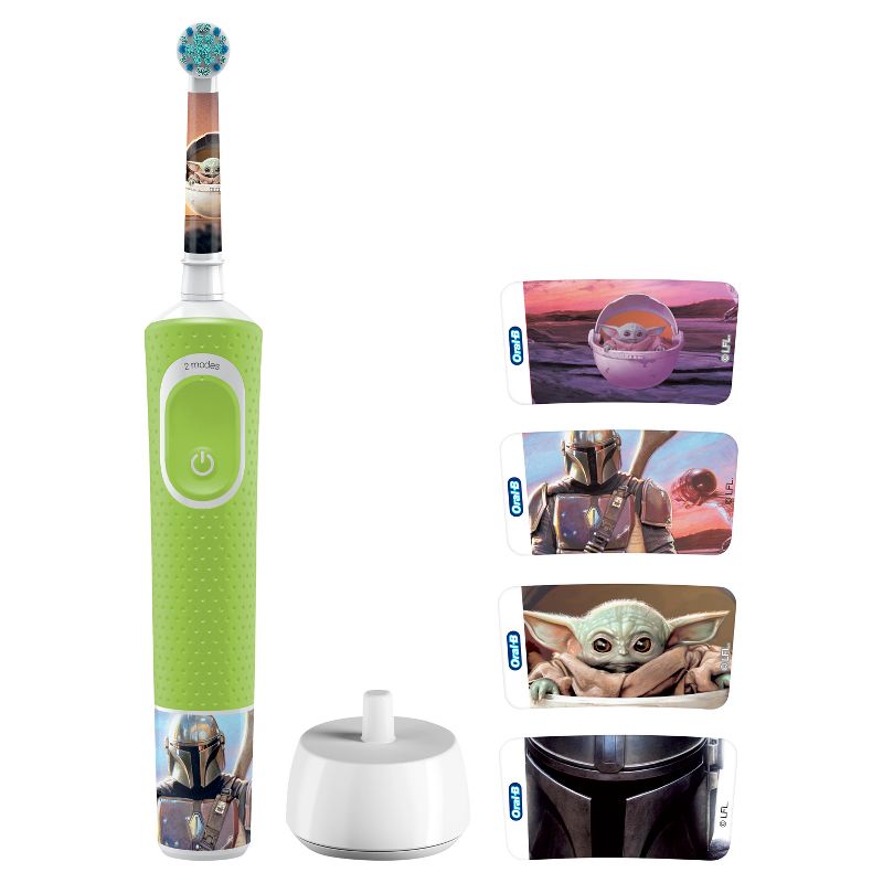 Oral-B Kids&#39; Electric Toothbrush featuring Star Wars The Mandalorian for Kids 3+, 3 of 13