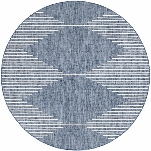 Hauteloom Stephan Navy Outdoor Rug - 1 of 4