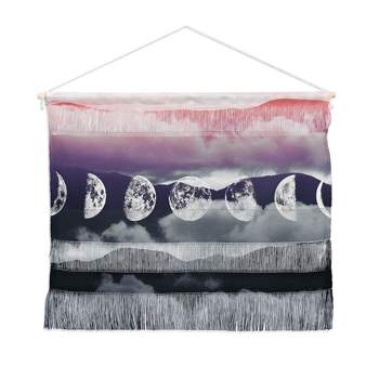 Emanuela Carratoni Pastel Moontime Wall Hanging Landscape Tapestries Purple - Deny Designs