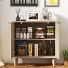 Fluted Cabinet with Storage - 2 of 4