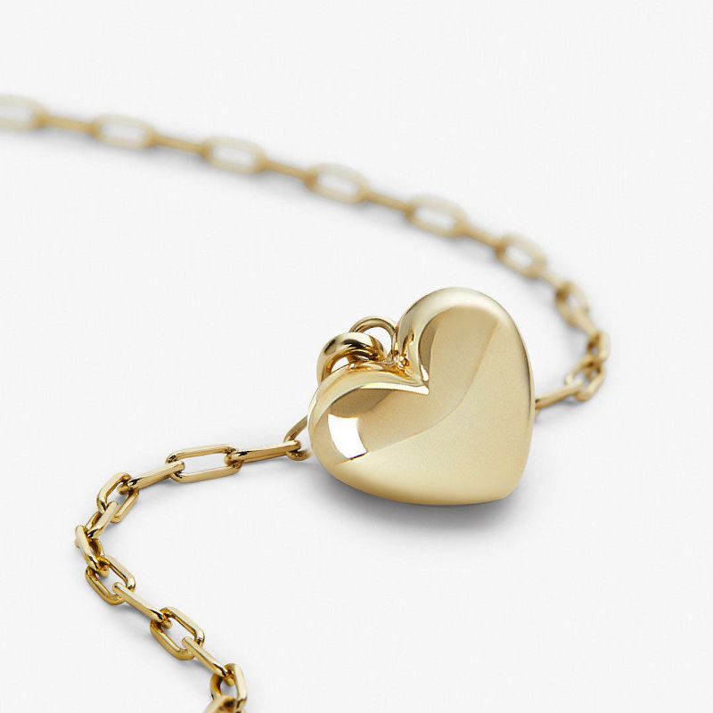 Ana Luisa - Puffed Heart Necklace  - Lev, 5 of 8