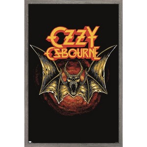 Trends International Ozzy Osbourne - Bat Logo Framed Wall Poster Prints - 1 of 4