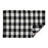 Design Imports Buffalo Check Chindi - Black & White - 26 X 40 In - 2 of 4